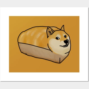 Doge Loaf Bread Meme Posters and Art